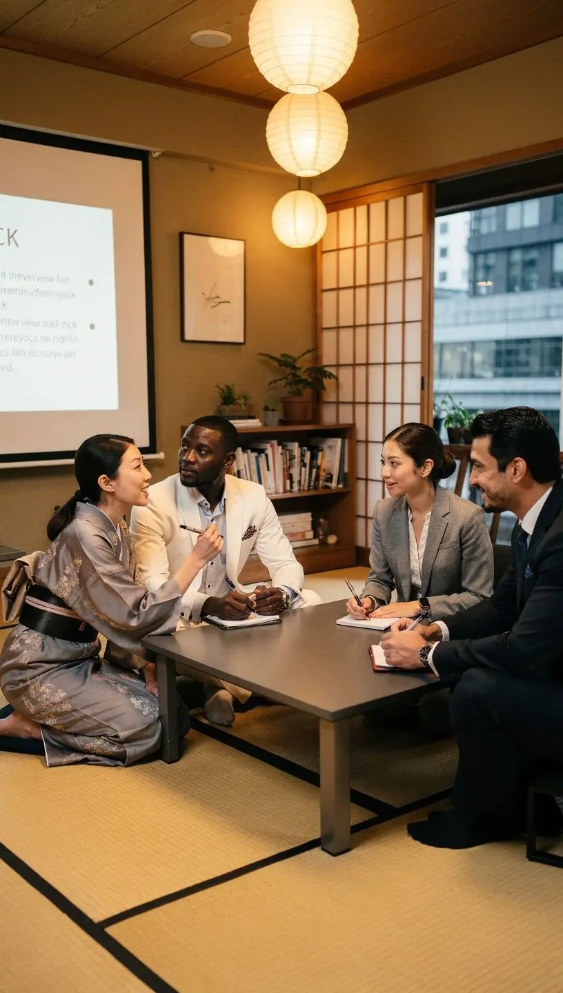 面接スキル向上を目指し具体的な改善点を話し合う参加者たちの様子